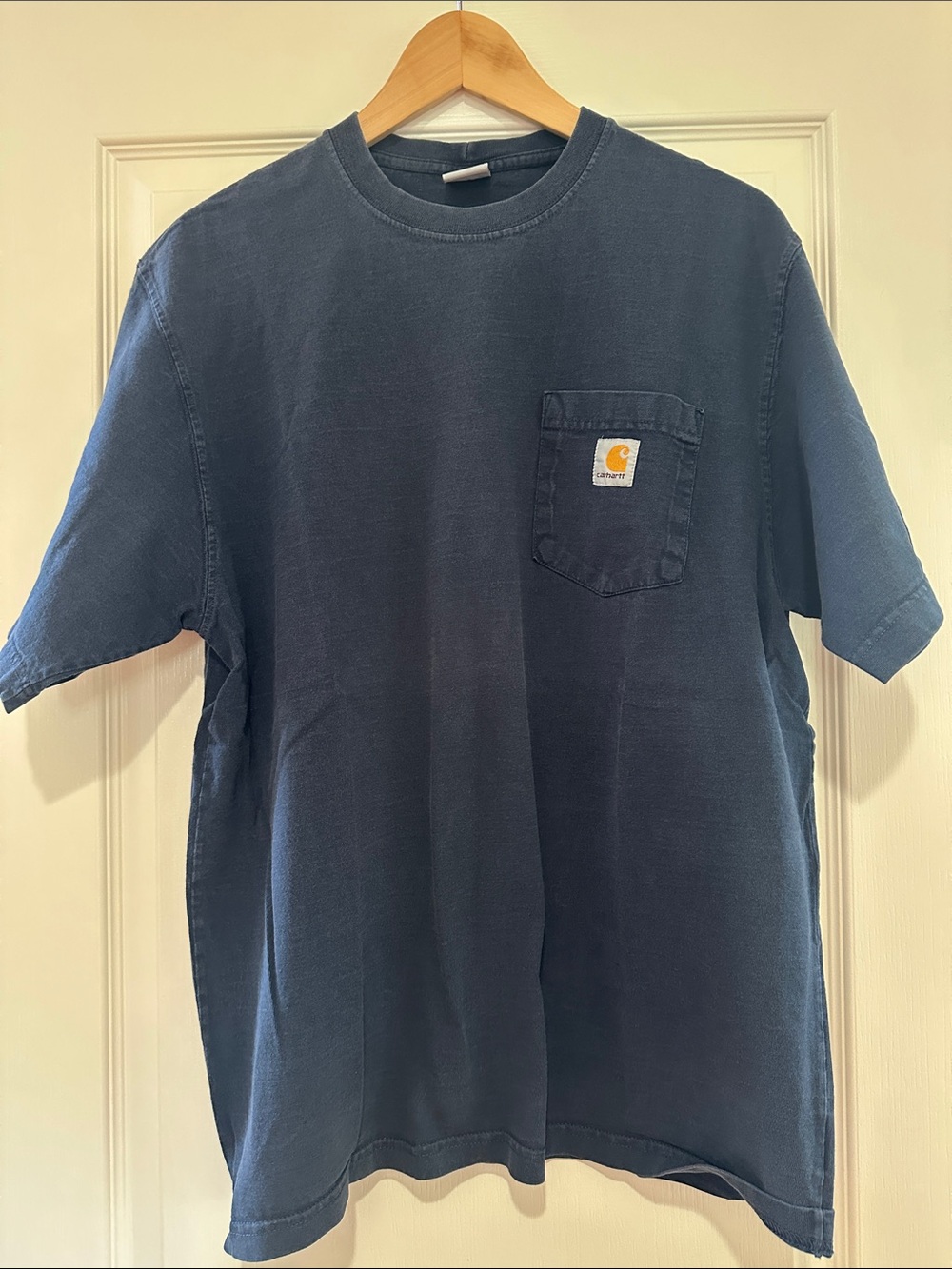 Carhartt Navy Short-Sleeve Pocket Tee